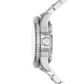 Emporio Armani AR60079 Otomatik Çelik Gri Mavi Kadran Safir Cam 20 ATM 42 mm Erkek Kol Saati - 2