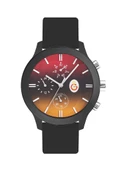 Quantum G1086.681 Quartz Silikon Siyah 44 mm Galatasaray Taraftar Saati - 1