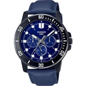 Casio MTP-VD300BL-2EUDF Quartz Deri Lacivert 45 mm Erkek Kol Saati - 1