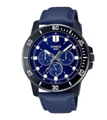 Casio MTP-VD300BL-2EUDF Quartz Deri Lacivert 45 mm Erkek Kol Saati - 2
