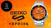 Seiko SRPD59K1 Otomatik Çelik Gri Turuncu Kadran Hardlex Cam 10 ATM 42 mm Erkek Kol Saati - 9