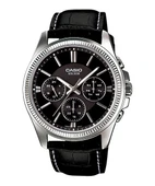 Casio MTP-1375L-1AVDF Quartz Deri Siyah 42 mm Erkek Kol Saati - 3