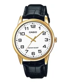 Casio MTP-V001GL-7BUDF Quartz Deri Siyah 38 mm Erkek Kol Saati thumbnail 1