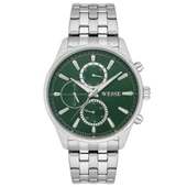 Wesse WWG206406 Quartz Çelik Gri Yeşil Kadran 44 mm Erkek Kol Saati - 1