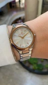 Ferro Quartz Çelik Rose/Gri 34 mm Kadın Kol Saati - 7