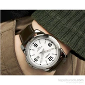 Casio MTP-1314L-7AVDF Quartz Deri Kahve Beyaz Kadran 45 mm Erkek Kol Saati - 2