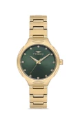 Ferro FL40114A-B6 Quartz Gold Yeşil Kadran 32 mm Kadın Kol Saati thumbnail 1