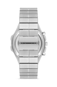 Ferro Quartz Çelik Metalik Gri Turkuaz Kadran 42 mm Erkek Kol Saati - 3