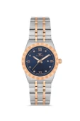 Ferro Quartz Çelik Rose/Gri Lacivert Kadran 32 mm Kadın Kol Saati - 2
