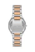 Ferro Quartz Çelik Rose/Gri 34 mm Kadın Kol Saati - 4