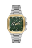Ferro FM11485A-D6 Quartz Çelik Gri Yeşil Kadran 40 mm Erkek Kol Saati - 1