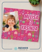 Kaktüs Temalı Doğum Günü Afiş 35X50 cm thumbnail 4