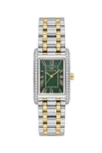 Ferro Quartz Çelik Altın/Gri Yeşil Kadran 22 mm Kadın Kol Saati - 2