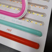 Kırmızı 6mm Ikinci Nesil Silikon Neon Led Şerit Kılıfı – 5 Metre Difüzör Tüp (LED HARİÇ) - 4