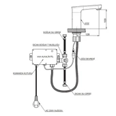 GPD Fotoselli Lavabo Bataryası 109 Rose Gold (PVD) Çift Su Girişli - 2