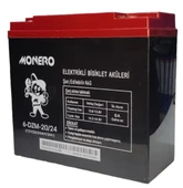 MONERO 12V-20 AMPER DİK  E-BIKE AKÜ 4'LÜ PAKET 24 amper ebatlarında EBATLAR: 180 x 78 x 170mm - 2