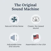 Yogasleep Dohm Orijinal Beyaz Gürültü Makinesi - Beyaz/Gri - 5