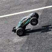 Xinlehong 1:16 Brushless Uzaktan Kumandalı Yüksek Hızlı Rc Araba 52km/s 2.4Ghz 4WD Usb Şarj Turuncu - 3
