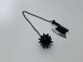 Demon Slayer Inspired Katana Dekoratif Zincir Çekiç Balta - 5