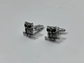 Baykuş Tasarım Erkek Gömlek Kol Düğmesi - 2