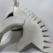 Orman Partisi için At Kafası Cosplay Kostüm 80x70x30cm - 3