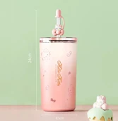 Hello Kitty 480ml Paslanmaz Çelik Pipetli Termos - 2