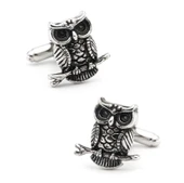 Baykuş Tasarım Erkek Gömlek Kol Düğmesi - 1