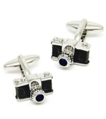 Fotoğraf Makinesi Tasarım Erkek Gömlek Kol Düğmesi - 1