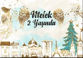 Çiçek Temalı Doğum Günü Afişi 70X100 cm - 1
