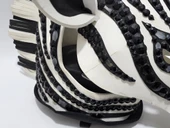 Orman Partisi için Zebra Kafası Cosplay Kostüm 65x50x35cm - 4