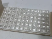 Swarovski Tip Damla ve Küre Kristal Kolye Ucu 193 Adet - 3