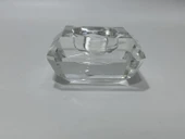 Faset Kesim Kristal Cam Tealight Mumluk 6,7x7,7cm (1 Adet) - 5