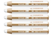 Stabilo Woody 3 in 1 880/100 Beyaz Boya Kalemi 5li Paket - 1