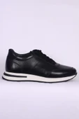 Pierre Cardin 109665 Sneakers Deri Erkek Siyah Günlük Ayakkabı - 1
