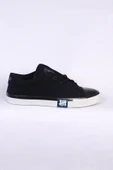 Pierre Cardin 9401 Casual Erkek Siyah Keten Konvers Spor Ayakkabı - 1