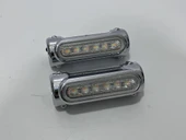 Harley Motosiklet Sinyalli Sis Farı Takımı (Krom Renk) thumbnail 6