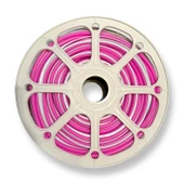 Pembe 6mm İkinci Nesil Silikon Neon LED Şerit Kılıfı – 5 Metre Difüzör Tüp (LED Hariç) - 2