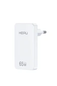 Hepu Hp-C36 Yeni Nesil 65W GAN 1 x Typ-C PD 1 x USB QC Şarj Adaptörü - 2