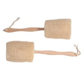 Loofah ( Kabak ) Ahşap Saplı Tombul - 1