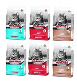 MORANDO Yetişkin Kedi Maması-biftekli&tavuklu-tavşanlı-balıklı 6 adet 2 kg - 1