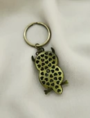 Anahtarlık Metal Baykuş Ay Yıldız Çanta Araba Cüzdan Süsü  Kemer Yazılı thumbnail 3