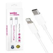 Weko WK-21445 Type-C To Lightning Telefon Şarj Kablosu - 1