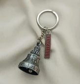 Anahtarlık Metal Zil Çan Tasarım Çanta Araba Cüzdan Süsü thumbnail 4