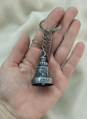 Anahtarlık Metal Zil Çan Tasarım Çanta Araba Cüzdan Süsü thumbnail 2