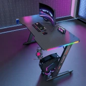 Thunder RGB Aydınlatmalı Oyuncu Masası - 1