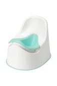KALİTELİ Çocuk Lazımlığı Yükseklik 28 Cm İkea Çıkartılabilir Pratik Kaymaz Lazımlık Beyaz-Turkuaz - 1
