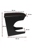 Araba Oto Kolçak Ayaklı Delmeden Pratik Tamamı Mdf Iki Ön Koltuk Arası Ölçüsü 18 cm Olan Araçlar thumbnail 1