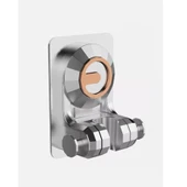 Duş Mafsalı Yapışkanlı Krom Renkli Lüx Yeni Model thumbnail 2