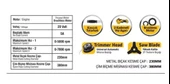 Sgs 5335 Akülü Misinalı Çim Biçme Tırpan Makinesi 20V 4.0 Ah Kömürsüz Motor - 2