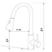 FLEKO SPİRALLİ EVİYE BATARYASI (KROM) - 3